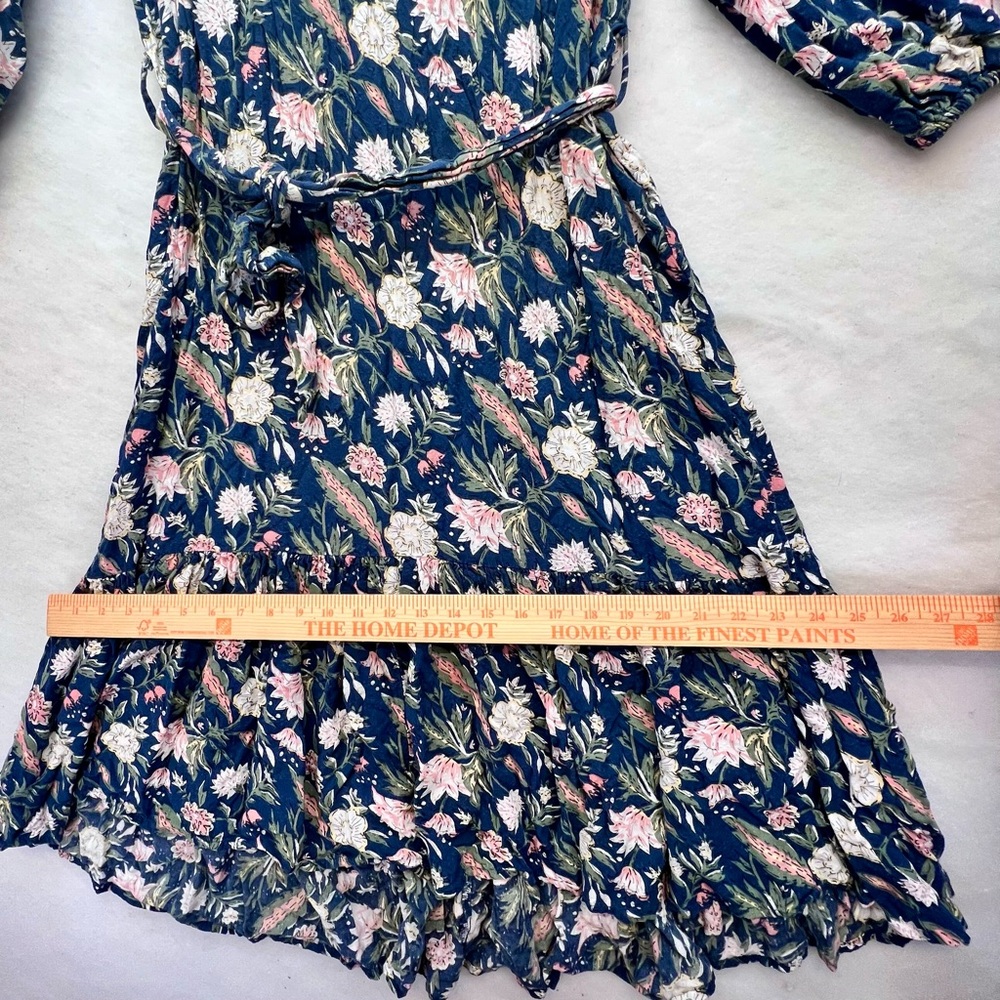Dra Floral Blue Maxi Dress, size small - Picture 10 of 13